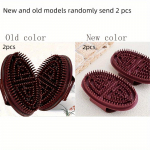 H&uuml;poallergeensed kehameridiaani massaažiharjad 2-pakendis, akupressuuriga massaaživahendid parandavad vereringet ja l&otilde;&otilde;gastust, l&otilde;hnatu, vastupidav materjal 2pcs