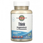 KAL- Think Magnesium L-Threonate, 2,000 mg, 60 Tablets