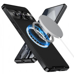 Magnetiline korpus Google Pixel 8 Pro jaoks Alumiiniumisulamist metallist kaitserauaga korpused Pixel 7 7A 6 jaoks Traadita laadija kaitsekate For Pixel 7 must