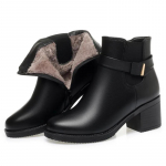 Naiste kleidisaapad Ehtsast nahast Naiste pahkluusaapad Suur suurus Naturaalne vill Naiste talvesaapad Kingad 35