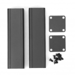 25 x 25 x 90 mm alumiiniumist jahutuskorpus, jagatud t&uuml;&uuml;pi elektrooniline DIY instrumendi projekti korpus