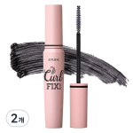 Etude Curl Fix Mascara 7.5g, 01 black, 2 pcs. gray