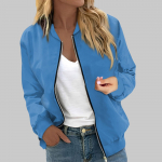 Naiste &uuml;ler&otilde;ivaste prindiga pikkade varrukatega vabaaja lukuga topid Kardigans&auml;rk &otilde;huke jakk naistele L sinine