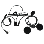 Mootorratta kiivri peakomplekt Walkie Talkie mikrofon Raadio Baarid Osad black