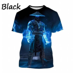 Suvine kuum m&uuml;&uuml;k Mortal Kombat m&auml;ng 3D-tr&uuml;kiga T-s&auml;rk l&uuml;hikeste varrukatega t&auml;navastiilis lahe meeste vabaaja T-s&auml;rk tees mees t&auml;navar&otilde;ivad XXXL