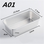 12-20 cm ristk&uuml;likukujuline koogivorm alumiiniumsulamist leiva-magustoiduvorm Mittenakkuv isetehtud koogik&uuml;psetusvorm k&ouml;&ouml;gik&uuml;psetamiseks 2 pcs