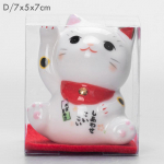 2,9-tolline keraamiline Lucky Cat kujuke t&ouml;&ouml;lauakaunistus Fortune Cat ornament Mini portselanist kassifiguur