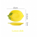 Multifilmi sidrunikujuline keraamiline salatikauss, loominguline puuviljasuupistetaldrik, supikauss, pere k&ouml;&ouml;giriistade tarvikud