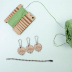 Knitting Gauge Ruler Set 3Pcs Stitch Marker Lightweight Easy to Read Square Needle 5pcs