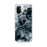 Coque Oppo A32 vikings ragnar lothbrok bouclier corbeau Maniacase