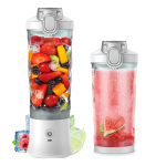 Kaasaskantav blender 600 ml, personaalse suurusega mahlapressikupp smuutide jaoks, 6 teraga, 150 W valge