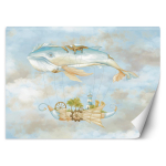 Tapeet Lendav vaal ja laev 100x70 sinine