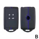 Auto V&otilde;tmehoidja &Uuml;mbris Dacia 3 jaoks Renault Captur Zoe Espace 5 Clio Megane 4 Arkana Arcan Silikoonist V&otilde;tmehoidja Kest sinine