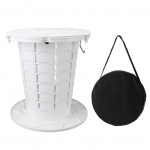 Sisset&otilde;mmatav kaasaskantav tualett, kokkupandav reisitualett, 7 taseme reguleeritav k&otilde;rgus, matkamine, kaasaskantav pott