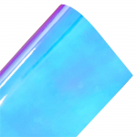 20x50cm S&auml;delev/Laser Metallik/Holograafiline Vikerkaar/Litrid/Triip Soojus&uuml;lekande Vin&uuml;&uuml;lkile Triikimiseks T-s&auml;rkidele, M&uuml;tsidele, Dekoratsiooniks L&otilde;ikamiseks One Size sinine