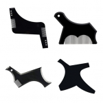 4 tk/komplekt meeste habemekujuja kammit&ouml;&ouml;riist habeme komplekti juhend Professionaalne n&auml;okarvade kitsehabe vurrud Stiil trimmimine servade kujundamise &scaron;abloon puhas