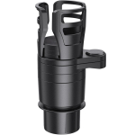 4in1 autotopsihoidja laiendusadapter Universaalne autotelefoni joogipudeli alus, auto sisemus p&ouml;&ouml;rlev s&otilde;iduki veetassi hoidik must