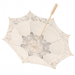 Lady Wedding Lace Umbrella P&auml;ikesevarjud P&auml;ikesevarjud Peokaunistused Pulmapiltide tegemiseks(Elevandiluu suur) Large