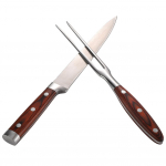 Grillihargi t&ouml;&ouml;riistakomplekt Roostevabast terasest grilli nikerdamise kahvli ja noa komplekt