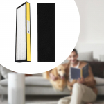 HEPA &otilde;hupuhasti vahetus koos s&uuml;sinik-eelfiltriga lihtsaks seadistamiseks 1pcs Black