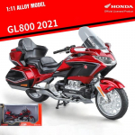 1/11 HONDA Gold Wing GL800 2021 Sulamist T&auml;nav Luksi Mootorratas Valatud Vabaaja Turismimootorratta Mudel Heli Valgus Laste M&auml;nguasjad Kingitus