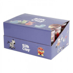 Set 12 p&acirc;tes &agrave; modeler Silk Clay - Couleurs basiques et n&eacute;ons