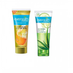 Everyuth Advanced Golden Glow kooriv mask, 90 g, ja toitev aloe vera ja kurgi geel, 100 g,