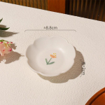 Lilled Reljeefsed keraamilised taldrikud Loomingulised &uuml;mmargused kallid kalataldrikud Maitsvad toidud S&ouml;&ouml;gitaldrik Peen majapidamisn&otilde;u