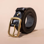 Meeste p&auml;evane pandlaga nahast puhtast vasest pandlaga v&ouml;&ouml; 110cm-130cm must