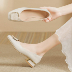 Madala kontsaga t&ouml;&ouml; Professionaalsed nahast kingad Lameda p&otilde;hjaga madala suuga Paksu kontsaga &uuml;ksikud kingad Temperament K&otilde;ik sobivad k&otilde;rge kontsaga kingad 34 must