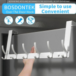 Uksepealne riidepuu 6 konksuga, tugevad uksepealsed konksud magamistoa jaoks, ukse tagak&uuml;lje konksud, r&auml;tikukoti hoiuruum