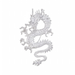 Julge Zodiac Dragon Prossi pin &ndash; Unisex Hiina Totemi aksessuaar &uuml;likonnajakkide jaoks h&otilde;be