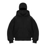 Balaklava Moodne Isikup&auml;rane Kapuutsiga Dressipluus Meeste &Uuml;hev&auml;rviline Kahekihiline Kapuutsiga Pullover Dressipluus Y2k Retro Hip Hop Talvine T&auml;navar&otilde;ivad XXL must