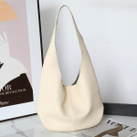 Kott Fashion Bucket kott Suure mahutavusega kandekott ehtsast nahast Premium Sense kaenlaaluse &otilde;lakott naiste kott beež
