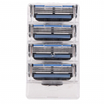 4 tk meeste habemenuga terad Gillette Fusioni kolmekihiliste t&auml;idiste jaoks, pardli vahetus