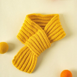 [Lemmikloom] Lihtne kootud sall kollane