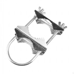 Antenna Mast Clamp U Bolt Pipe Mount V Jaw Block Bracket Home Umbrella Assembly Electronics to