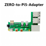 Raspberry Pi 5 liidese muundur: USB-jaotur ja RJ45-adapter Zero kuni Pi5 &uuml;hilduvuse jaoks