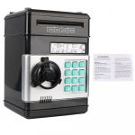 M&uuml;ndid Sularaha S&auml;&auml;stmine Rahakassa Loendur Elektrooniline Parooliga Rahakassa Mini Seif Lapse Kingitus Automaatne Koodv&otilde;ti Lukk Hoiup&otilde;rsas must