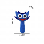 Uued Sprunki Rhythm seeria plush-nukud, nukum&auml;ngud, &uuml;mbritsevad laste m&auml;ngunukud sinine
