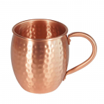 500ml 100% Vasktopsid Puhtad Tahked Moscow Mule PUHTAD Vasktopsid Kujuga 18oz Kokteilitopsid &Otilde;lle Piima Tass Joogiklaasid 550ml