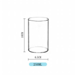 250ML Sirge Klaasist Joogiklaas Loominguline Pere Piima Joogiklaas Suure Mahutavusega Lihtne K&uuml;lma Joogi Klaas Kohvitass Kruus 250ML