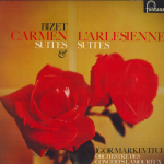 LP plaat IGOR MARKEVITCH, ORCHESTRE DES CONC - Bizet: Carmen / Arles'i naine FG125 FONTANA 1973 Jaapan Klassikaline Kasutatud
