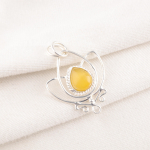 Kollane Kassisilm 925 Sterlingh&otilde;be Ripats, K&auml;sitsi valmistatud Imeilus H&otilde;beehe, Kaunis Kassisilm V&auml;&auml;riskiviehe Kingituseks 1.44 Inches kollane