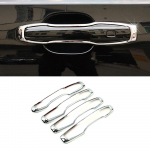 Volvo XC60 2018-2024 kroomitud uksek&auml;epideme dekoratsiooni udutulede kujundamise raami k&uuml;ljepeegli katte jaoks tagaklaasi puhasti otsaku trimm