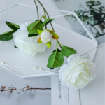 1TK 3 peaga roosi siidist kunstlik pojengilill kodu pulma seinalillede kaunistamiseks lillepeo dekoratsioon roosa