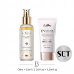 d'Alba Esimene Pihustuv Seerum 100ml + Waterfull Tooniv P&auml;ikesekreem Roosa 50ml Komplekt