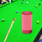 Pool Cue Ferrule Acrylic Tip Easy to Install High Performance Portable Billiard