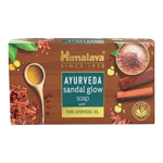 Himalaya Ayurveda Sandlipuu s&auml;ra seep puhta sandlipuu&otilde;liga toidetud s&auml;rava naha jaoks 75g seebit&uuml;kk n&auml;ole ja kehale blue