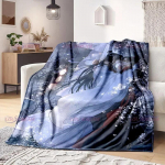 Koomiksid Multikad Mo Dao Zu Shi Wei Wuxian Flanelltekk Diivan T&uuml;druk Soe kodu Lan Wangji Tekk Kingitus Kohanda naise voodipesu 30x40in